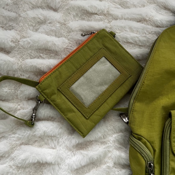 Versatile Green Sling Backpack main image 7